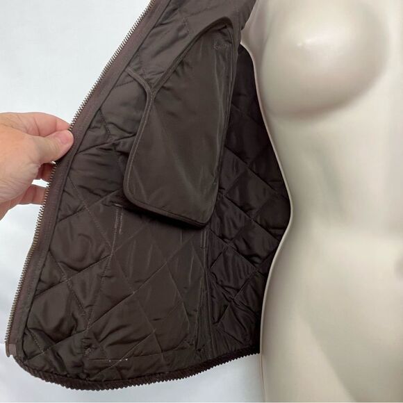 Lauren Jeans Company Brown Quilted Vest - Picture 6 of 16